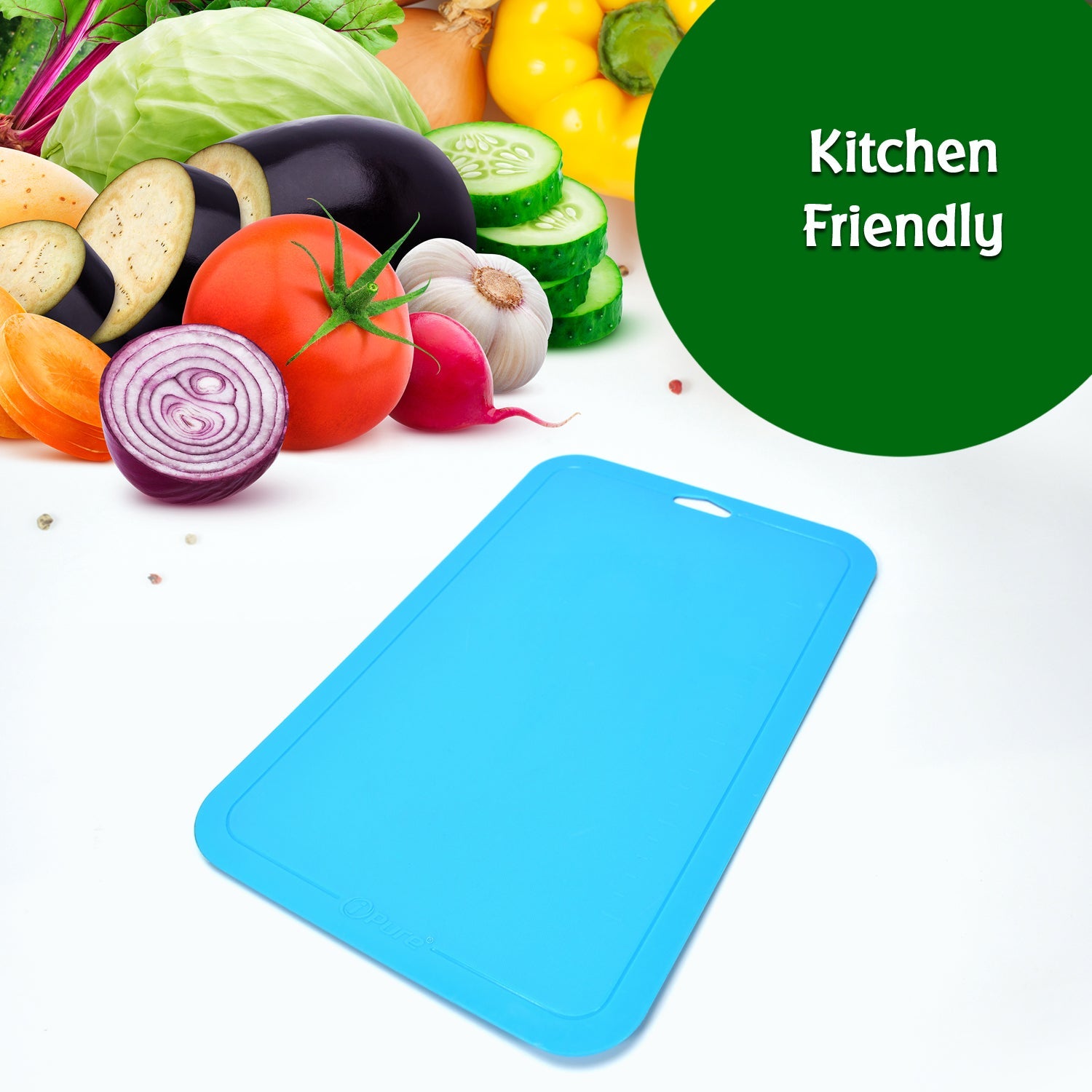 2478 Vegetables and Fruits Cutting Chopping Board Plastic Chopper Cutter Board Non-slip Antibacterial Surface with Extra Thickness DeoDap 2478 Vegetables and Fruits Cutting Chopping Board Plastic Chopper Cutter Board Non-slip Antibacterial Surface with Extra Thickness DeoDap